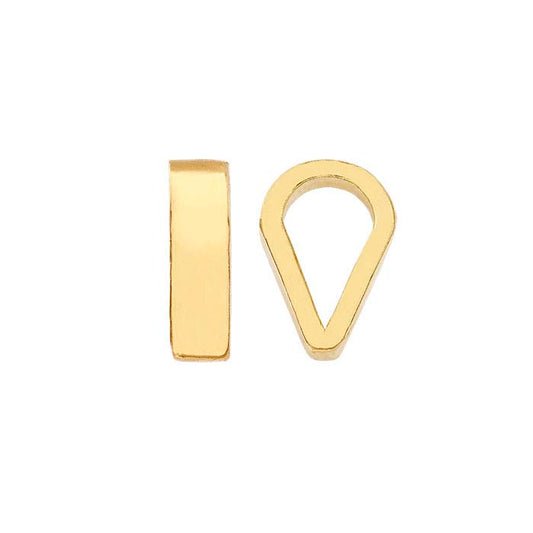 Ciondolo Liscio in Oro Giallo 14K