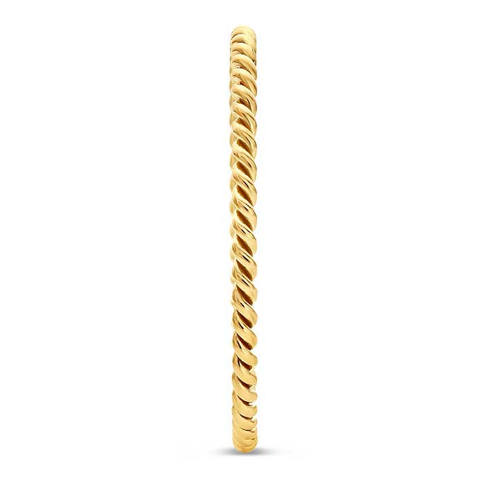14/20 Yellow Gold-Filled Twist-Wire Stackable Ring