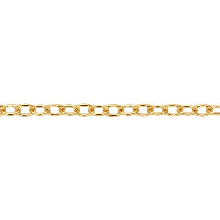 Κολιέ με αλυσίδα καλωδίου 1,1mm Add-A-Bead από κίτρινο χρυσό 14Κ, ρυθμιζόμενο