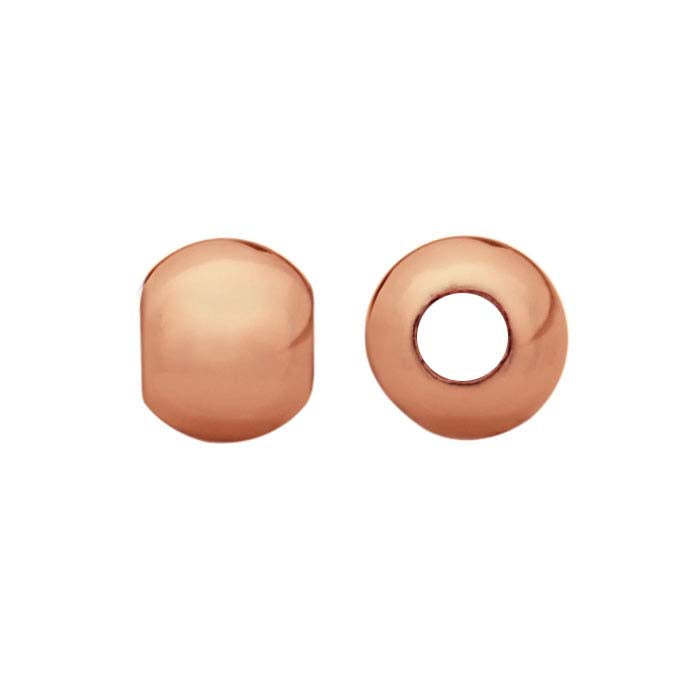 12/20 Rose Gold-Filled 2.5mm Round Seamless Bead