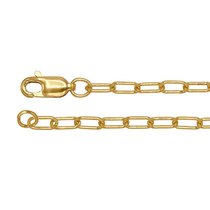 14/20 Yellow Gold-Filled 2.6mm Oval Cable Chain