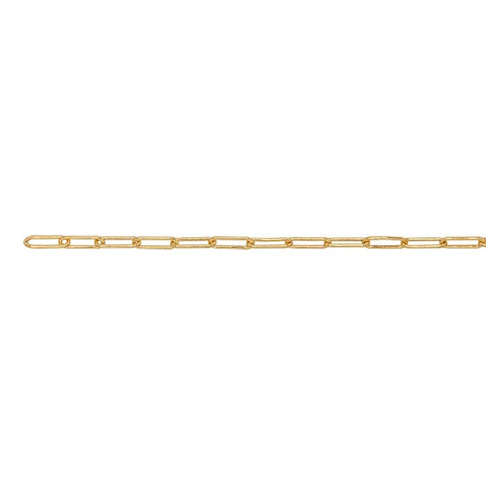 14/20 Yellow Gold-Filled 3.8mm Oval Cable Chain, By the Foot