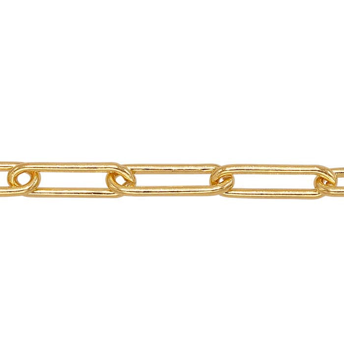14/20 Yellow Gold-Filled 3.8mm Oval Cable Chain, By the Foot