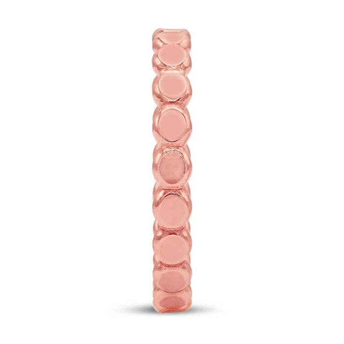14/20 Rose Gold-Filled 2.5mm Flat Beaded Ring