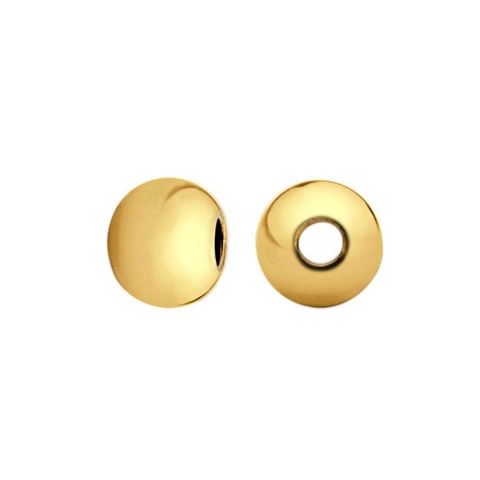 14/20 Yellow Gold-Filled 2mm Round Seamless Bead