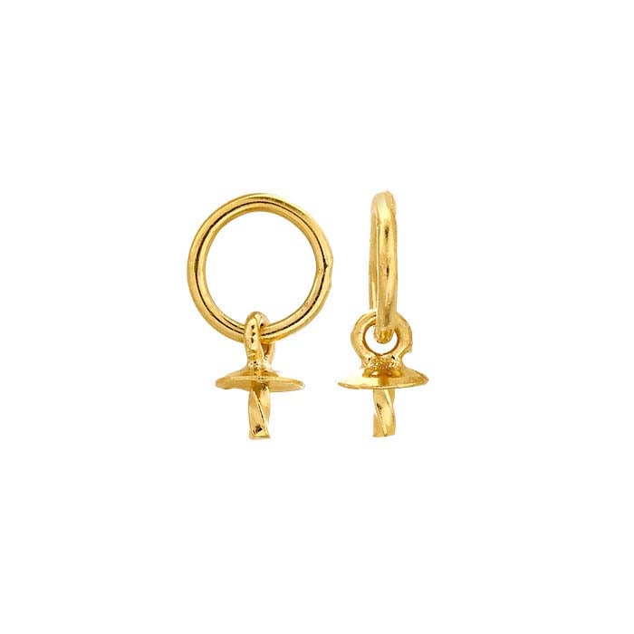 14/20 Yellow Gold-Filled Cup & Twist Peg Charm