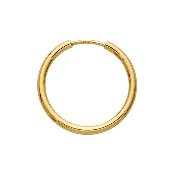 14/20 Yellow Gold-Filled 1.5 x 16mm Endless Hoop Earring