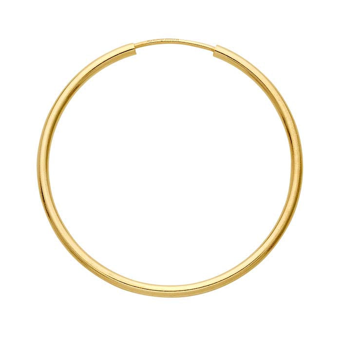 14/20 Yellow Gold-Filled 1.5 x 30mm Endless Hoop Earring