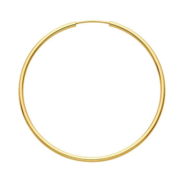 14/20 Yellow Gold-Filled 1.5 x 40mm Endless Hoop Earring