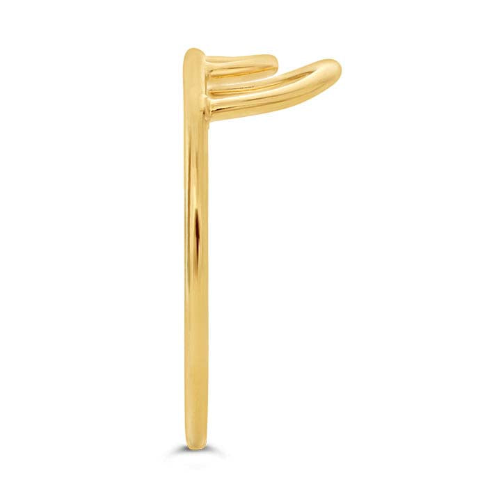 14/20 イエローゴールドフィルド ダブルアーチリング