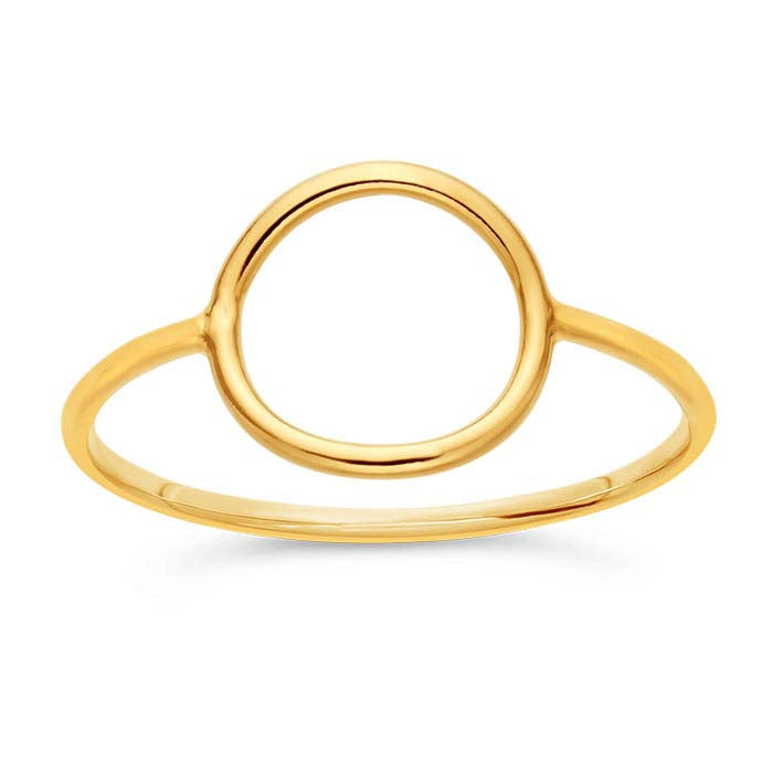 14/20 Yellow Gold-Filled Open Circle Ring