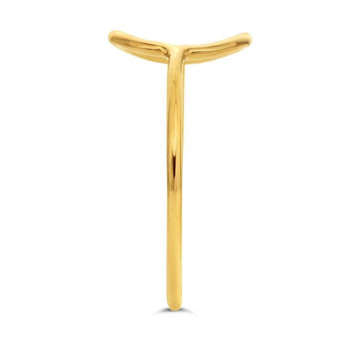 14/20 Yellow Gold-Filled Open Circle Ring