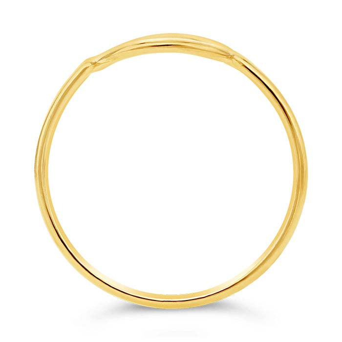 14/20 Yellow Gold-Filled Open Circle Ring