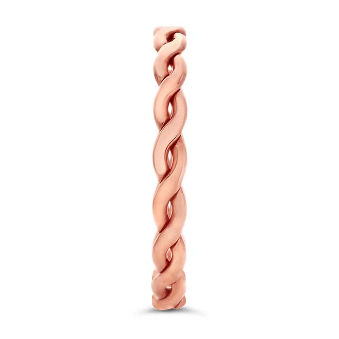 14/20 Rose Gold-Filled Woven Ring