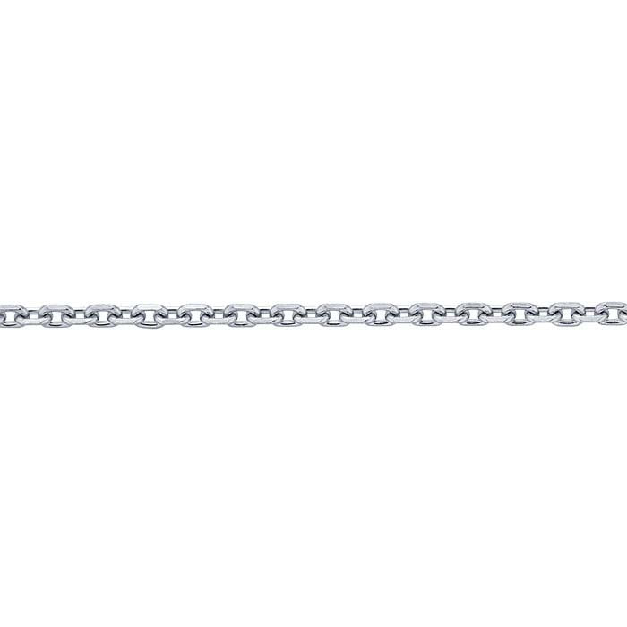 Platinum 1.2mm Oval Cable Chain, By the Inch