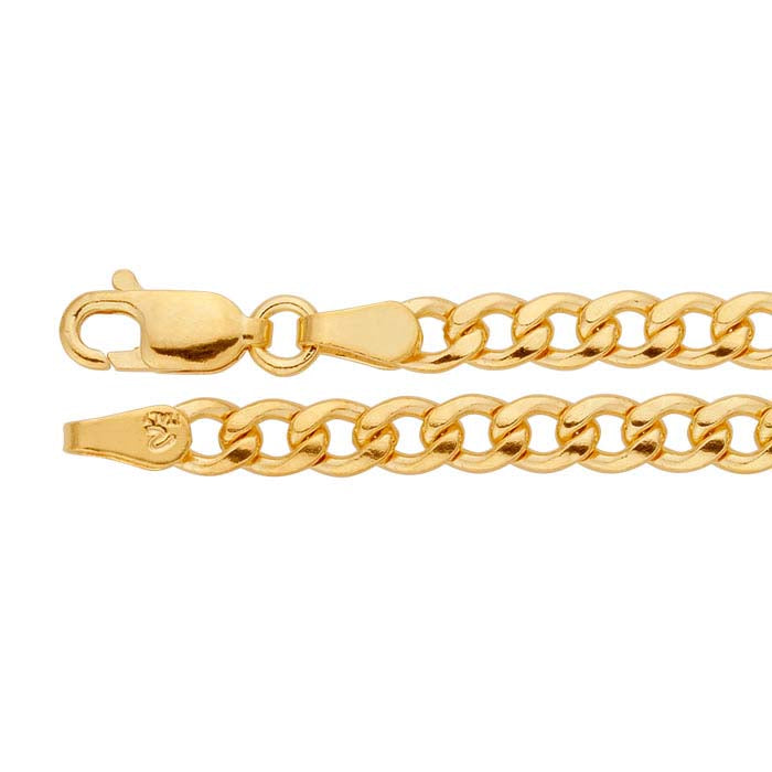 14/20 Yellow Gold-Filled 3.8mm Curb Chain