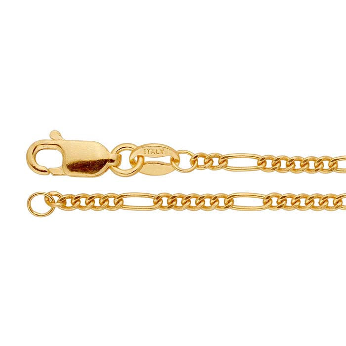 14/20 Yellow Gold-Filled 1.9mm Figaro Chain