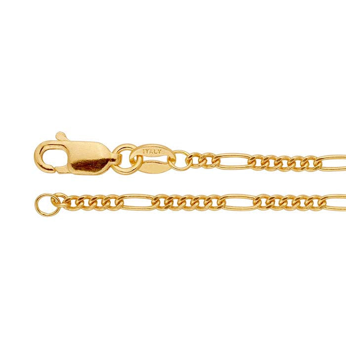 14/20 Yellow Gold-Filled 1.9mm Figaro Chain