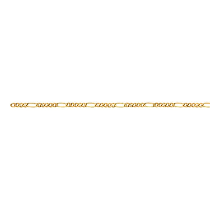 14/20 Yellow Gold-Filled 1.9mm Figaro Chain, By the Foot
