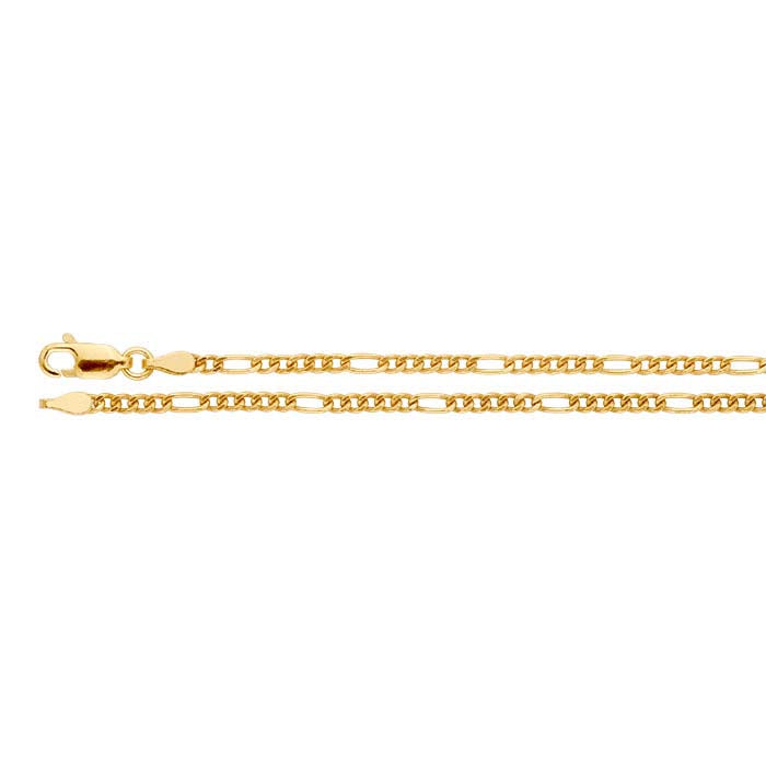 14/20 Yellow Gold-Filled 2.2mm Figaro Chain