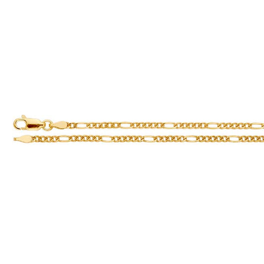 14/20 Yellow Gold-Filled 2.2mm Figaro Chain