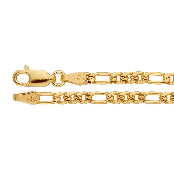 14/20 Yellow Gold-Filled 2.9mm Figaro Chain