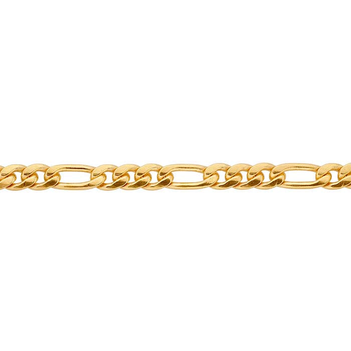 14/20 Yellow Gold-Filled 2.9mm Figaro Chain