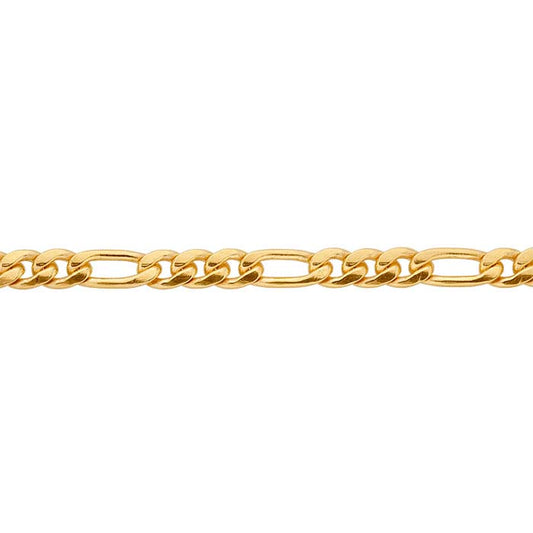 14/20 Yellow Gold-Filled 2.9mm Figaro Chain