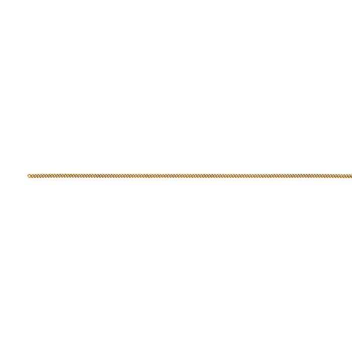 14/20 Yellow Gold-Filled 0.9mm Curb Chain, By the Foot
