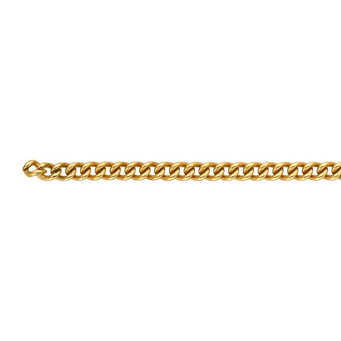 14/20 Yellow Gold-Filled 1.5mm Curb Chain, By the Foot