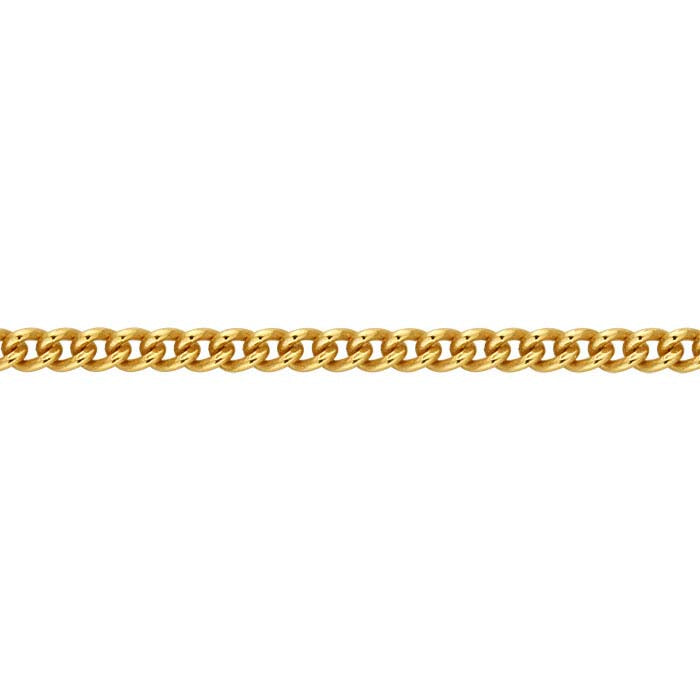 14/20 Yellow Gold-Filled 1.5mm Curb Chain, By the Foot