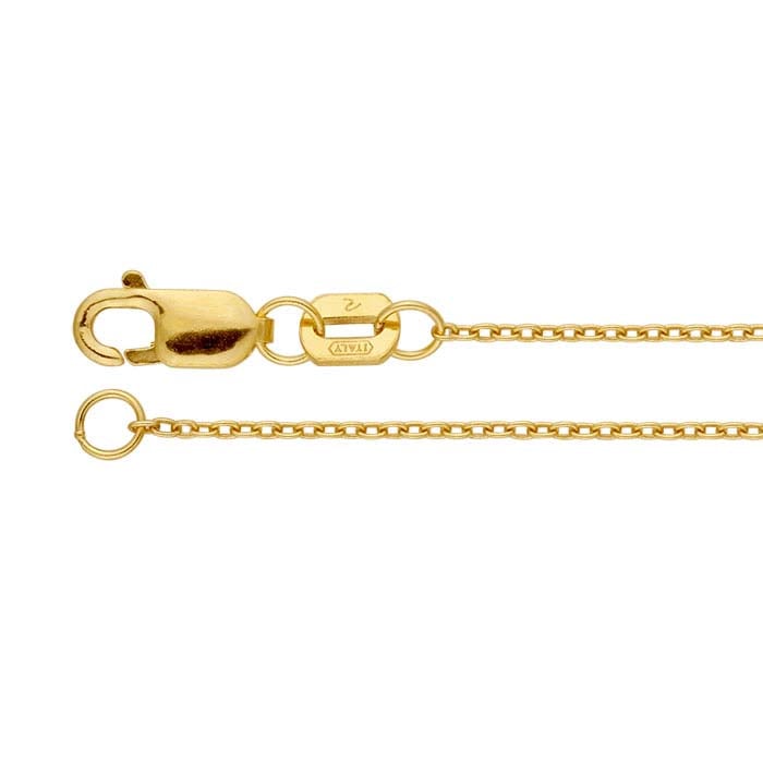 14/20 Yellow Gold-Filled 0.9mm Lightweight Oval Cable Chain