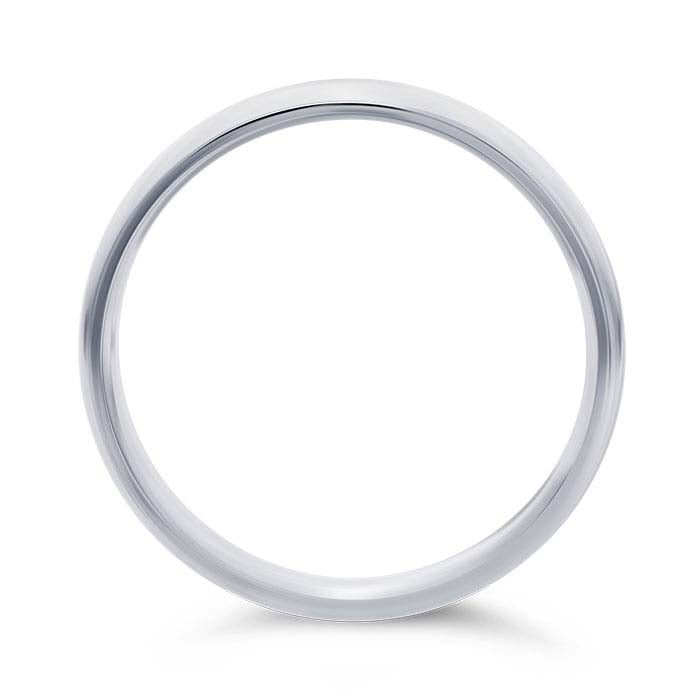 Nordt Platinum 4mm Comfort Fit Featherweight Wedding Band