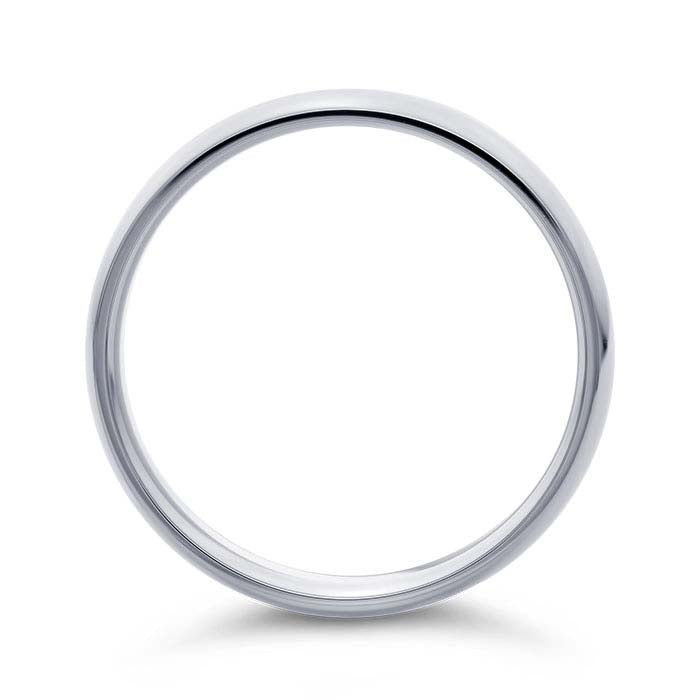 Nordt Platinum 6mm Comfort Fit Featherweight Wedding Band
