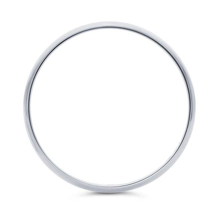 Nordt Platinum 2mm Lättviktig Halvrund Vigselring