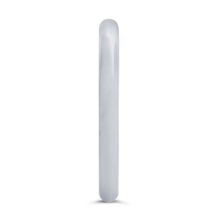 Nordt Platinum 2mm Lättviktig Halvrund Vigselring
