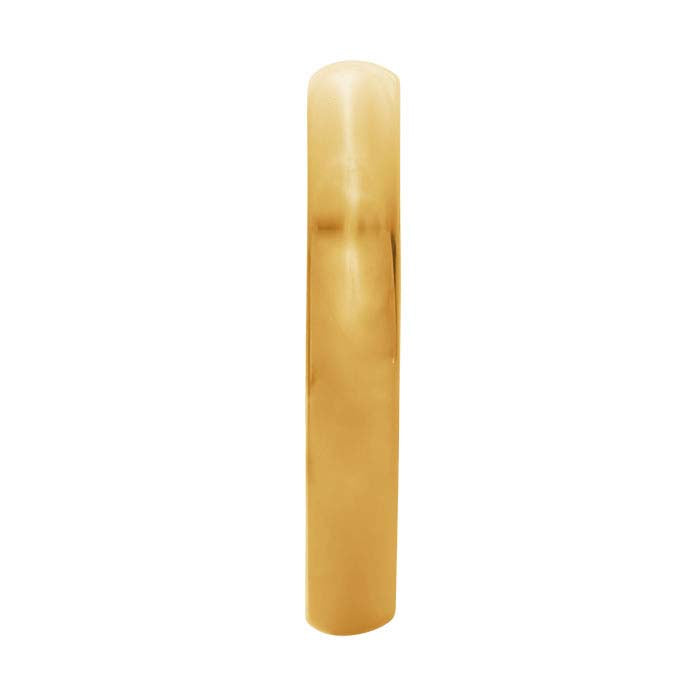 Nordt 14 Karat Gelbgold 3 mm leichter halbrunder Ehering