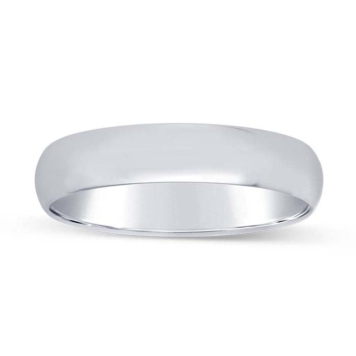 Nordt Platinum 4mm Lettvekts Halvrund Giftering