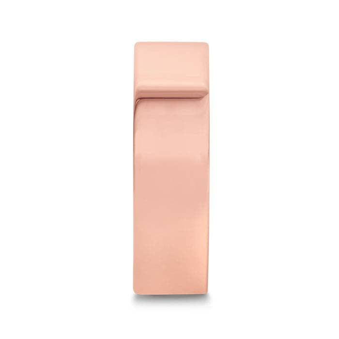 Nordt Fede Nuziale Leggera Comfort Fit Piatta 6mm in Oro Rosa 14K