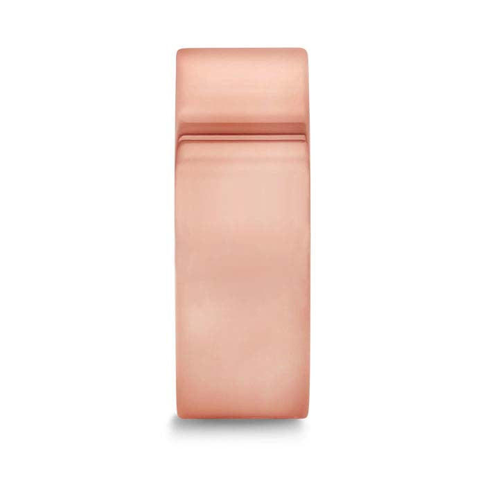 Nordt Fede Nuziale Leggera Comfort Fit Piatta 8mm in Oro Rosa 14K