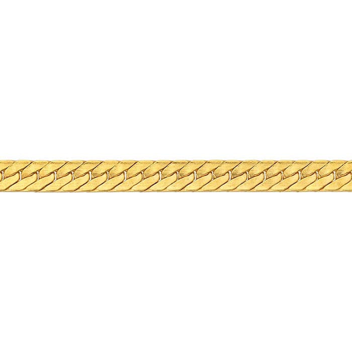 14/20 Geel Goud Gevuld 2,4mm Visgraat Ketting
