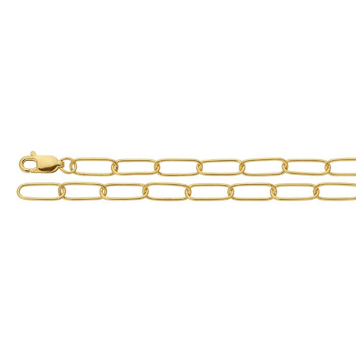 14/20 Yellow Gold-Filled 4.4mm Oval Cable Chain