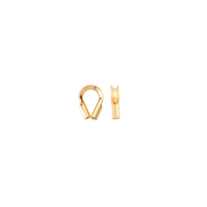 14K Yellow Gold Wire Guardian Cord Protector