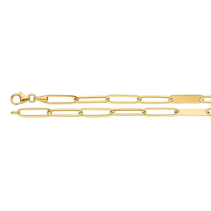 14 Karat Gelbgold 3,8 mm Ankerkette