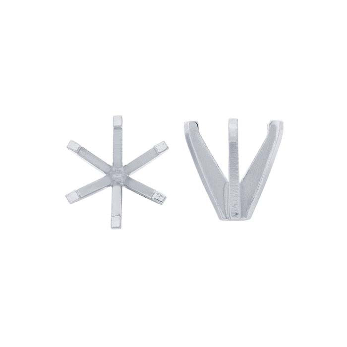 Platinum 7.4mm Round Low 6-Prong Setting
