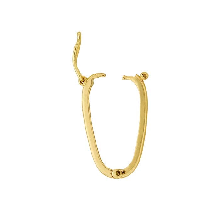 14K Yellow Gold 18.1 x 8.4mm Oval Shortner Clasp