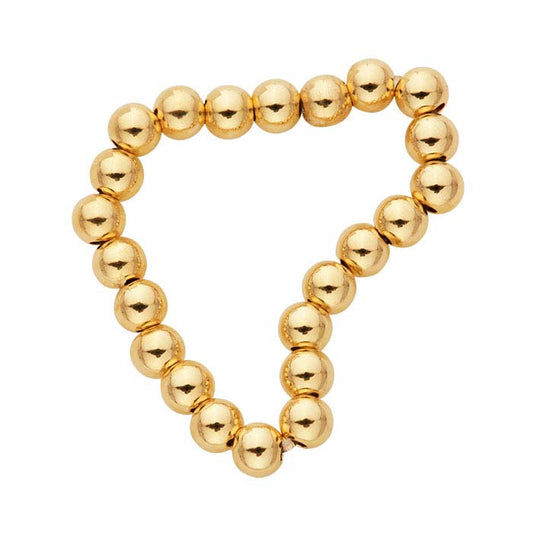 14/20 Geel Goud Gevuld Kraalring