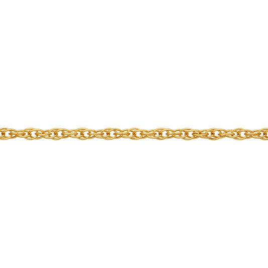 14K Yellow Gold 1.2mm Double-Rope Chain