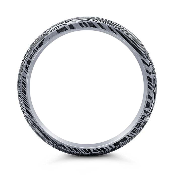 Damascus Stainless Steel "Kona" Ring