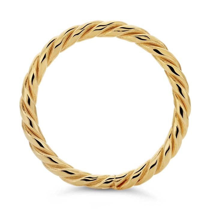 14/20 Yellow Gold-Filled Twisted Ring